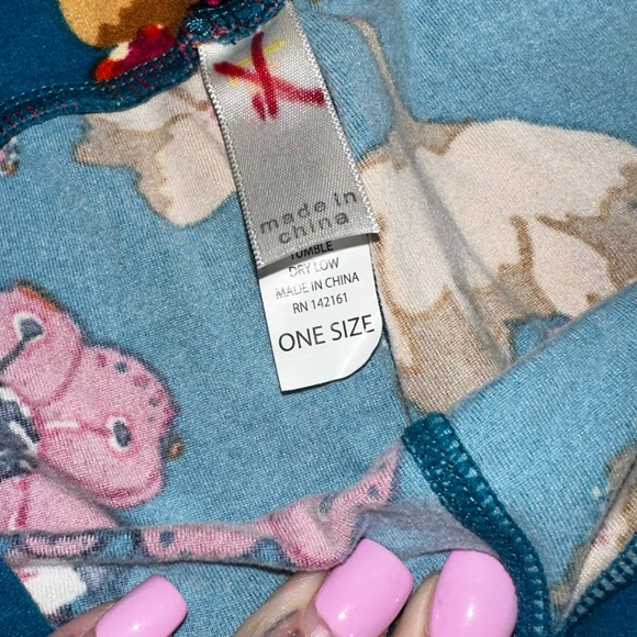 LuLaRoe Kids Leggings Set - Purple, Teal, Black, Multicolor - Picture 11 of 12